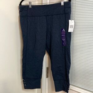 Calvin Klein capris navy blue